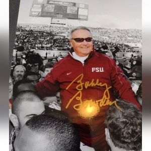 Bobby Bowden autographed 8"x10" COA